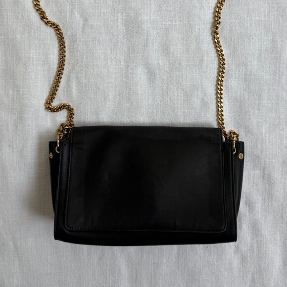 Chloé Lambskin Elle Chain Clutch Black - Picture 3 of 5